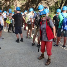 Gathering in front of the northern entrance of Caminito del Rey at 9:00AM